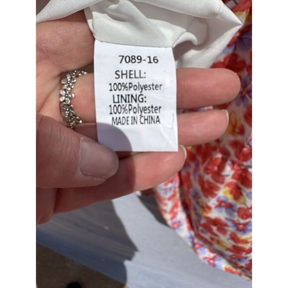 KIRUNDO Women's Summer Dress‎ FLORAL Ruffle Sleeve Round Neck Mini Dress - Picture 8 of 13